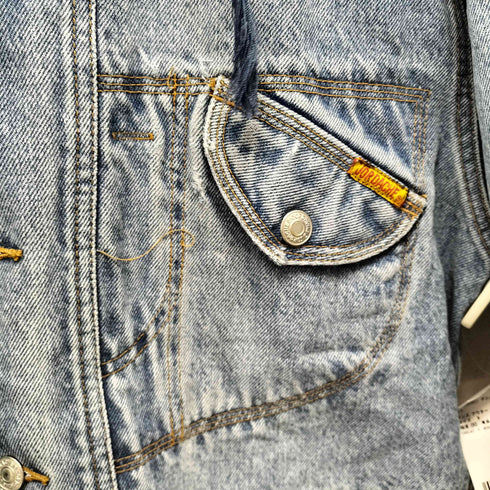 JORDACHE デニムフーディージャケット メンズ M