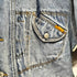 JORDACHE デニムフーディージャケット メンズ M