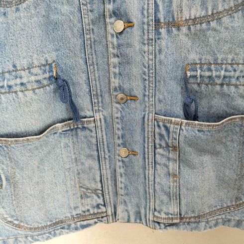 JORDACHE デニムフーディージャケット メンズ M