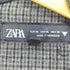 ザラ ZARA コントラストチェックトップス レディース import:XL