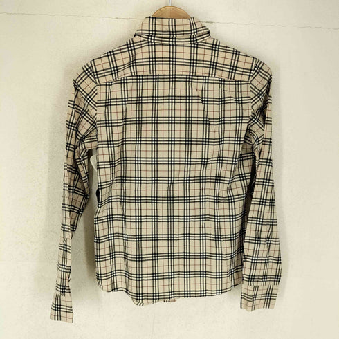 バーバリーブルーレーベル BURBERRY BLUE LABEL ノバチェック柄 L/S シャツ レディース 38