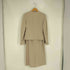 マックスマーラ MAX MARA 90S~00S 銀タグ イタリア製 ノーカラーテーラード スカート セットアップ レディース 上:J40 下:J38