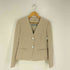 マックスマーラ MAX MARA 90S~00S 銀タグ イタリア製 ノーカラーテーラード スカート セットアップ レディース 上:J40 下:J38