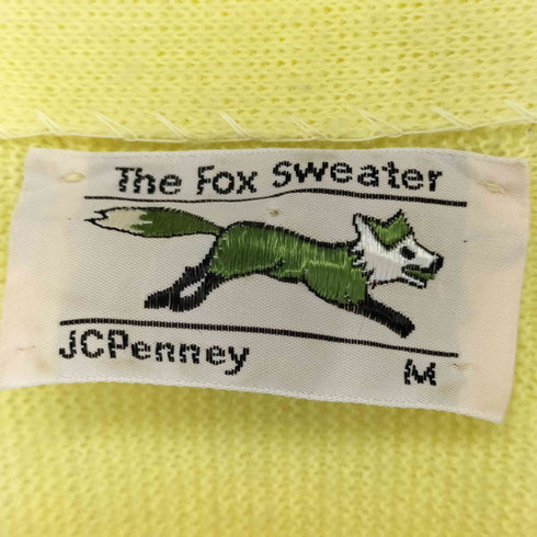 ジェーシーペニー JC Penney 80STHE FOX Sweater ニットカーディガン メンズ import:M
