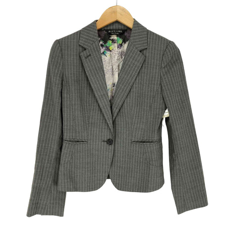 ポールスミスブラックレーベル Paul Smith BLACK LABEL 総柄ライナー1Bテーラードジャケット レディース 38