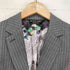 ポールスミスブラックレーベル Paul Smith BLACK LABEL 総柄ライナー1Bテーラードジャケット レディース 38