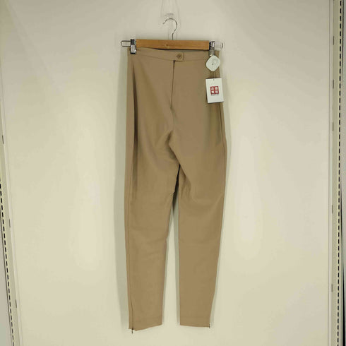 スポーツマックス SPORTMAX 90~00S 銀タグ イタリア製 バックジップ ベルトレス パンツ レディース JPN:38