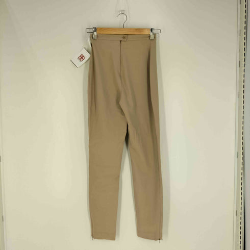 スポーツマックス SPORTMAX 90~00S 銀タグ イタリア製 バックジップ ベルトレス パンツ レディース JPN:38