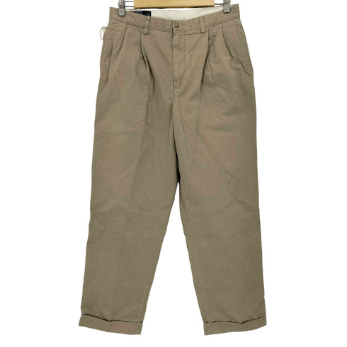 ポロバイラルフローレン Polo by RALPH LAUREN 90-00s HAMMOND PANT POLO CHINO 2タックチノ メンズ 32/30