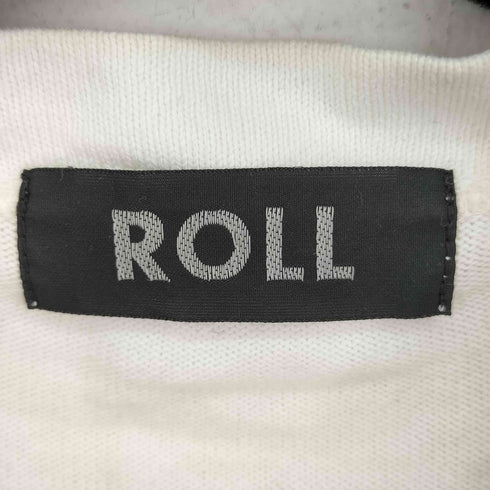 ロール ROLL エルボーパッチ ヘンリーネック カットソー メンズ