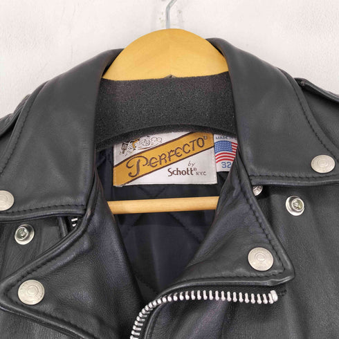 パーフェクトバイショット Perfecto by Schott MADE IN USA ダブルライダースジャケット メンズ 32
