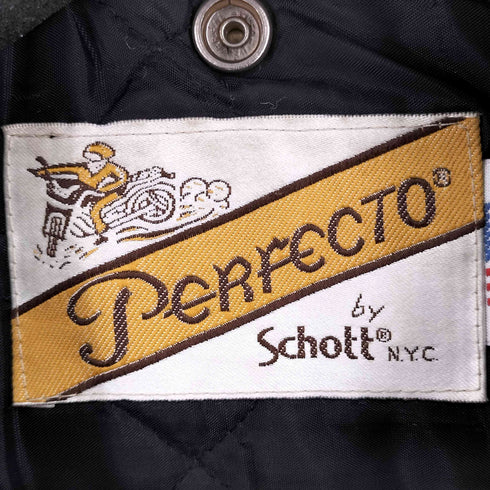 パーフェクトバイショット Perfecto by Schott MADE IN USA ダブルライダースジャケット メンズ 32