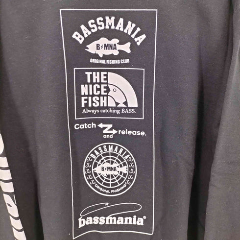 bassmania プリントスウェットシャツ メンズ JPN:M