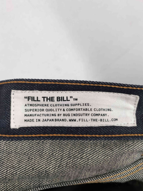 フィルザビル FILL THE BILL リジット ジップフライデニムパンツ メンズ 28