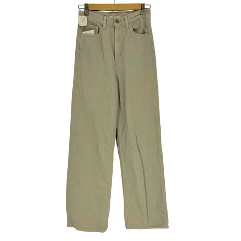 リーバイス Levis HIGH LOOSE ボタン裏 5275 刻印 レザーパッチ デニムパンツ レディース 25
