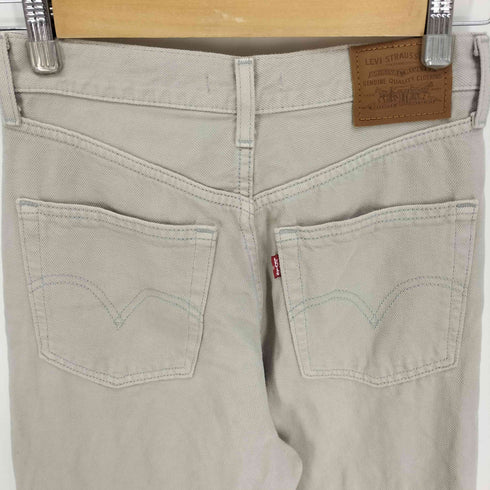 リーバイス Levis HIGH LOOSE ボタン裏 5275 刻印 レザーパッチ デニムパンツ レディース 25
