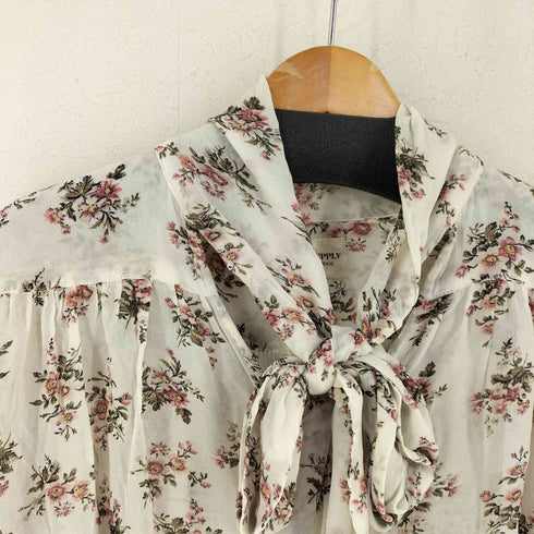 デニムアンドサプライ ラルフローレン DENIM & SUPPLY RALPH LAUREN 花柄シースルーブラウス レディース import:XS