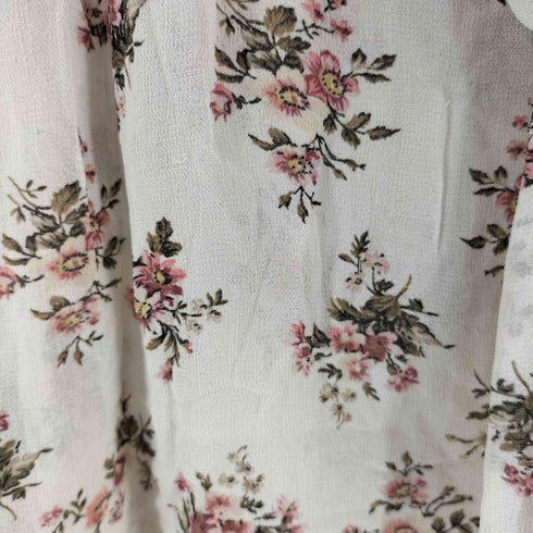 デニムアンドサプライ ラルフローレン DENIM & SUPPLY RALPH LAUREN 花柄シースルーブラウス レディース import:XS