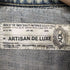 arhtisan de luxe ノルディック柄素材切替デニムジャケット レディース S