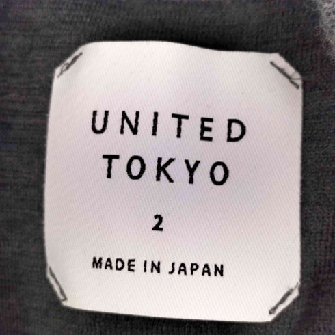 ユナイテッドトウキョウ UNITED TOKYO ミラノリブクルーネックニットセーター メンズ JPN:2