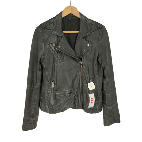 TOPSHOP 80UTIQUE ダブルレザージャケット メンズ UK66