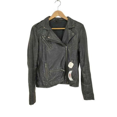 TOPSHOP 80UTIQUE ダブルレザージャケット メンズ UK66