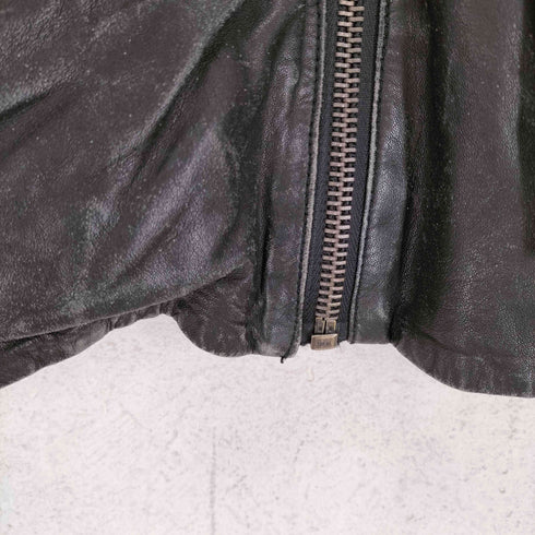 TOPSHOP 80UTIQUE ダブルレザージャケット メンズ UK66