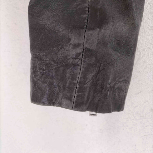TOPSHOP 80UTIQUE ダブルレザージャケット メンズ UK66
