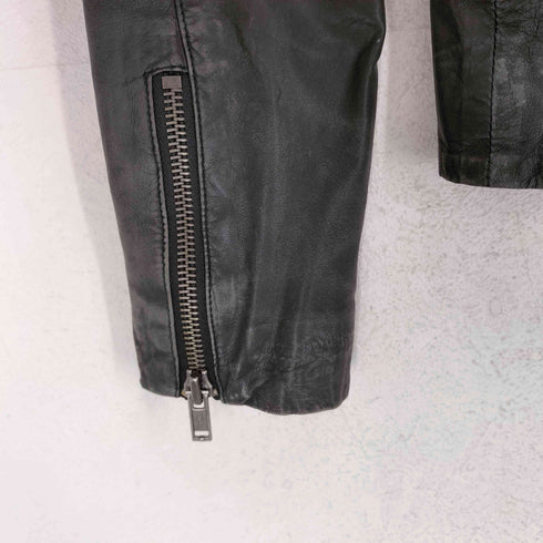 TOPSHOP 80UTIQUE ダブルレザージャケット メンズ UK66