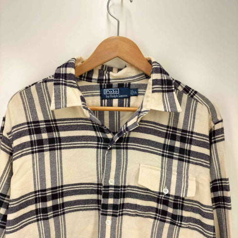 ポロバイラルフローレン Polo by RALPH LAUREN 長袖チェックシャツ メンズ LL