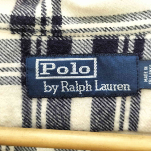 ポロバイラルフローレン Polo by RALPH LAUREN 長袖チェックシャツ メンズ LL