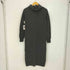 ヨウジヤマモトプリュスノアール YOHJI YAMAMOTO+NOIR 14aw タートルネックウールニットワンピース レディース JPN:2