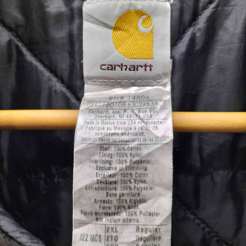 カーハート Carhartt 00S メキシコ製 Traditional Jacket Moss Green トラディショナル ジャケット モスグリーン 裏地キルト メンズ 2XL