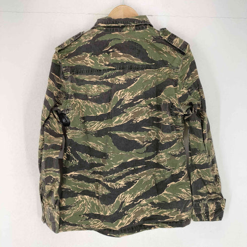 ティーエムティー TMT タイガーカモミリタリージャケット メンズ L