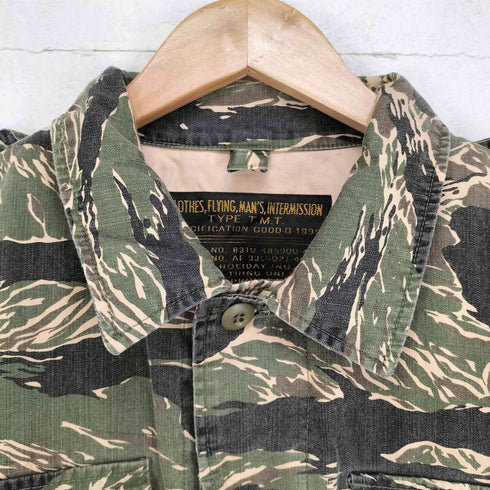ティーエムティー TMT タイガーカモミリタリージャケット メンズ L