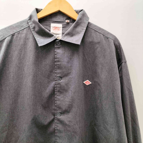 ダントン DANTON 24AW T/C TWILL LONG SLEEVE SHIRT ツイル ロングスリーブ シャツ メンズ