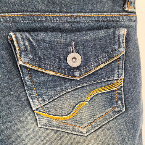 ブラッパーズ BRAPPERS 00S デニムパンツ Y2K レディース ウエスト 61