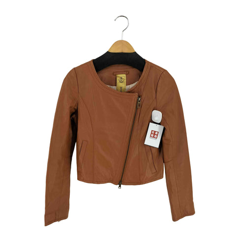 ロイヤルパーティー ROYAL PARTY レザーライダースジャケット レディース JPN:38