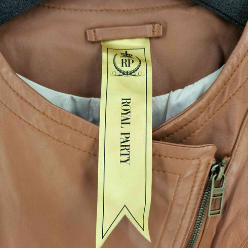 ロイヤルパーティー ROYAL PARTY レザーライダースジャケット レディース JPN:38