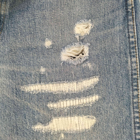 オアスロウ orSlow 106 BEAMS ダメージ加工デニムパンツ レディース JPN:S