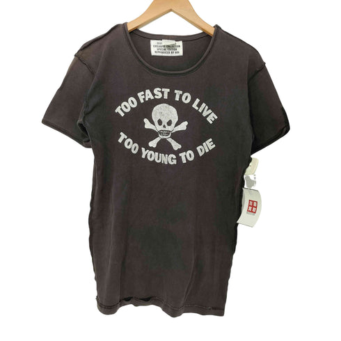 セディショナリーズバイトリプルシックス SEDITIONARIES by 666 スカルプリントTシャツ インサイドアウト メンズ JPN:M