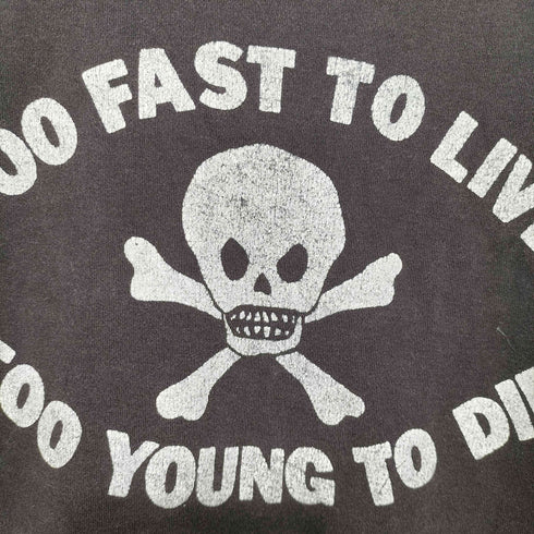 セディショナリーズバイトリプルシックス SEDITIONARIES by 666 スカルプリントTシャツ インサイドアウト メンズ JPN:M