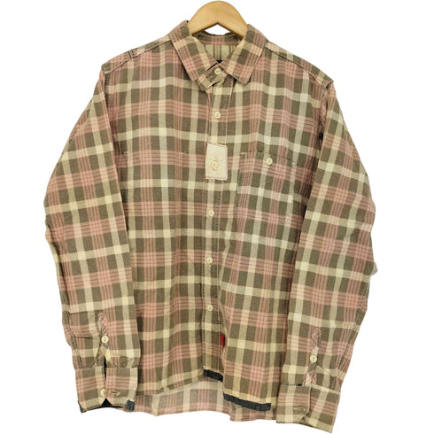 アナクロノーム Anachronorm マチ付き プリントネルシャツ メンズ JPN:0