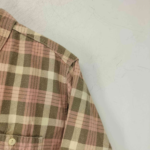 アナクロノーム Anachronorm マチ付き プリントネルシャツ メンズ JPN:0