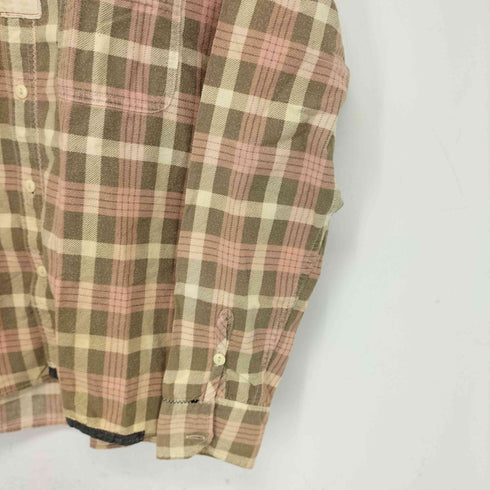 アナクロノーム Anachronorm マチ付き プリントネルシャツ メンズ JPN:0