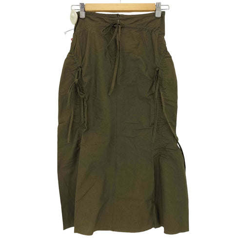 ジュンヤワタナベコムデギャルソン JUNYA WATANABE COMME des GARCONS 03ss archive パラシュート期 Parachute Bondage Skirt ボンテージ シャーリング スカート レディース JPN:S