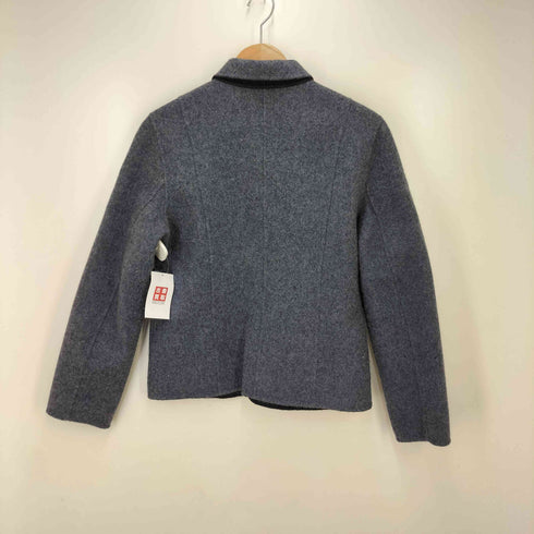 アクアスキュータム AQUASCUTUM リバーシブル ウールブルゾン レディース