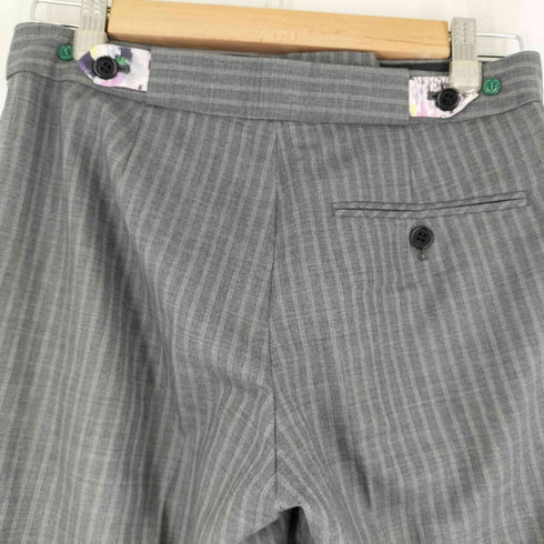 ポールスミスブラック Paul Smith BLACK ストライプ スラックス レディース 38