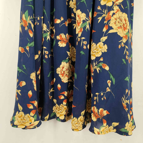 花柄 スキッパーワンピース レディース C