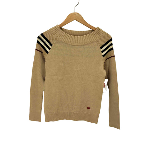 バーバリーロンドン BURBERRY LONDON ボーダー柄 クルーネックニット レディース JPN:2